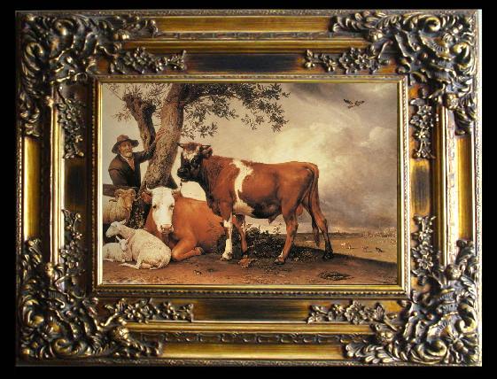 framed  POTTER, Paulus Young Bull, Ta014